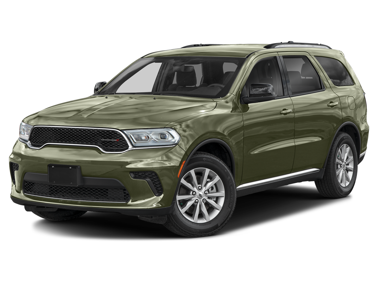 2026 Dodge Durango GT Plus in Green Machine — front three-quarter view