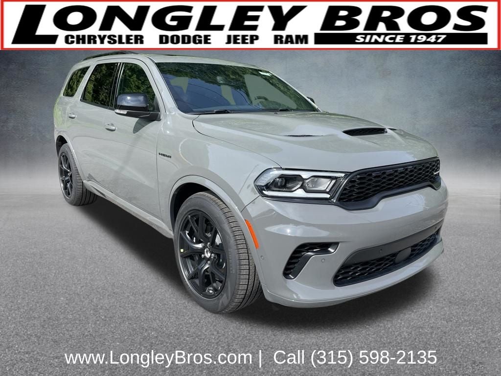 2026 Dodge Durango GT Premium HEMI V8 in Destroyer Gray Clearcoat — front three-quarter view
