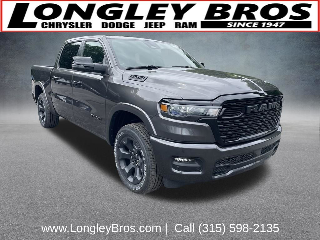 2026 RAM 1500 Big Horn/Lone Star in Granite Crystal Metallic Clearcoat — front three-quarter view