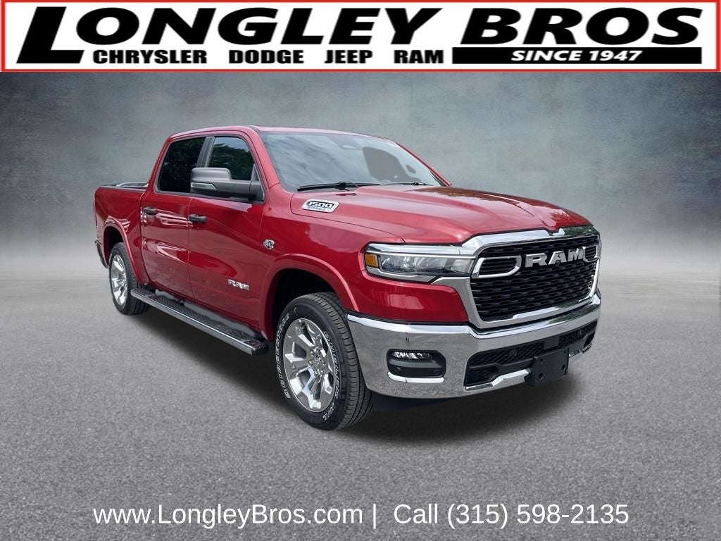 2026 RAM 1500 Big Horn/Lone Star in Molten Red Pearlcoat — front three-quarter view