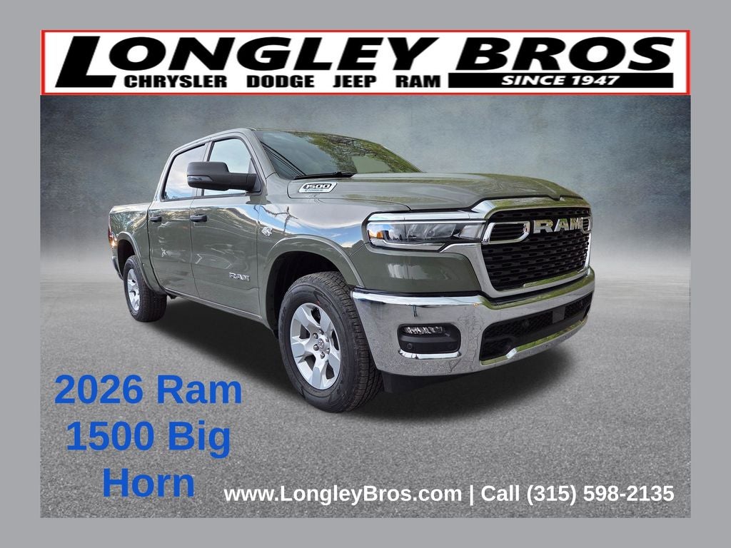 2026 RAM 1500 Big Horn/Lone Star in Canyon Lake — front three-quarter view