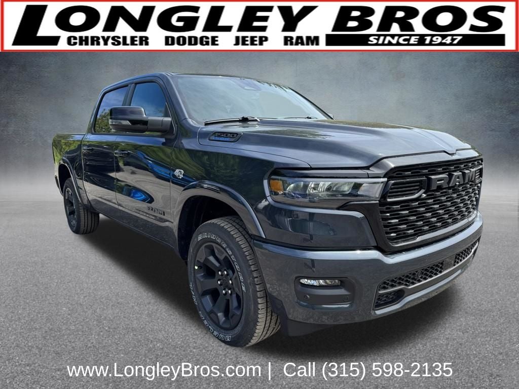 2026 RAM 1500 Big Horn/Lone Star in Forged Blue Metallic — front three-quarter view