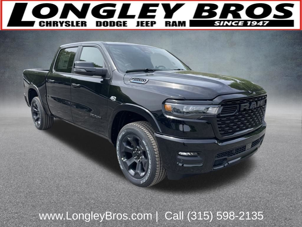 2026 RAM 1500 Big Horn/Lone Star in Diamond Black Crystal Pearlcoat — front three-quarter view