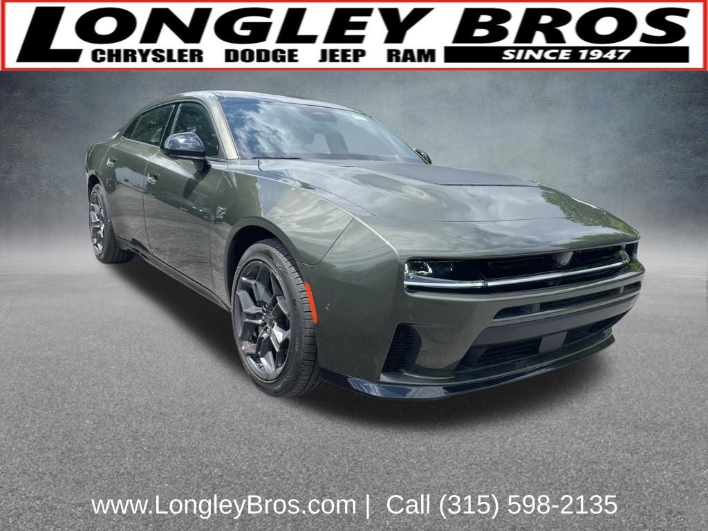 2026 Dodge Charger R/T Plus in Green Machine — front three-quarter view