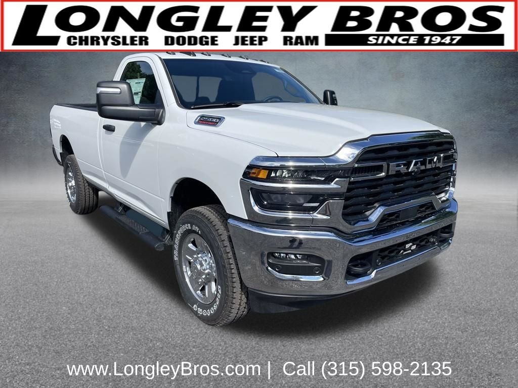 2026 RAM 2500 Tradesman in Bright White Clearcoat — front three-quarter view