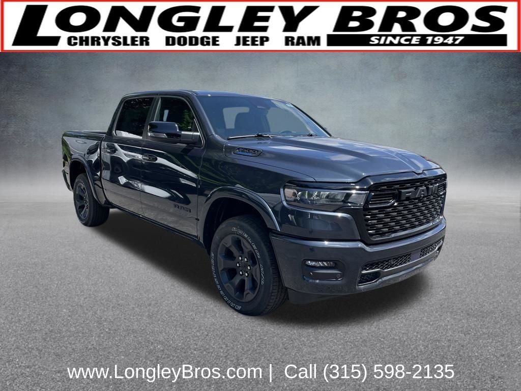 2026 RAM 1500 Big Horn/Lone Star in Forged Blue Metallic — front three-quarter view