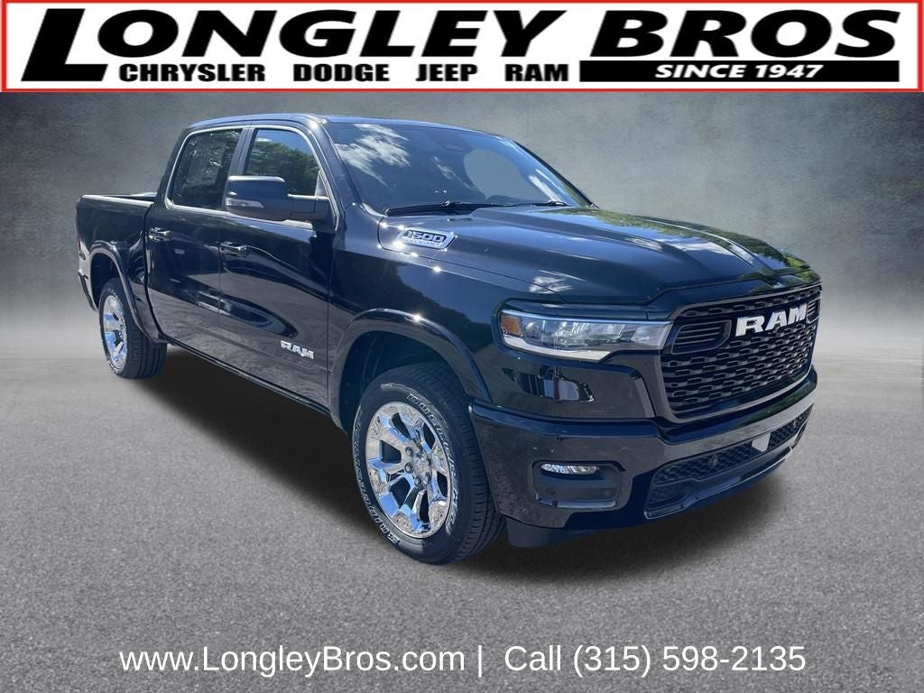 2026 RAM 1500 Big Horn/Lone Star in Diamond Black Crystal Pearlcoat — front three-quarter view