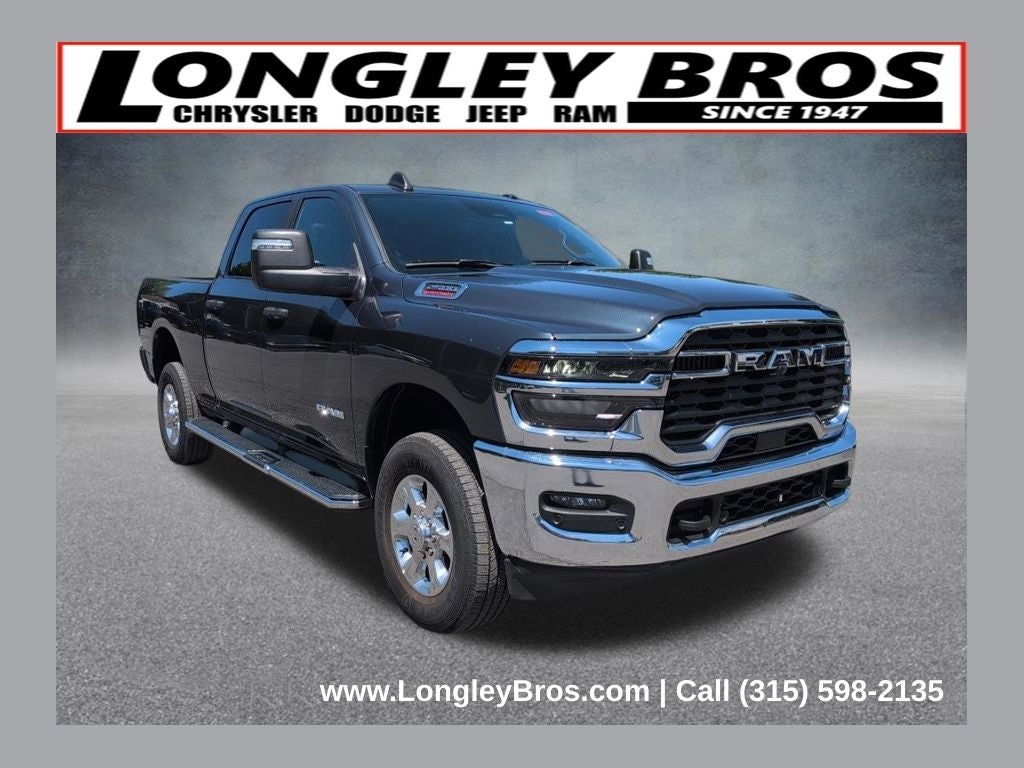 2025 RAM 2500 Big Horn in Forged Blue Metallic — front three-quarter view