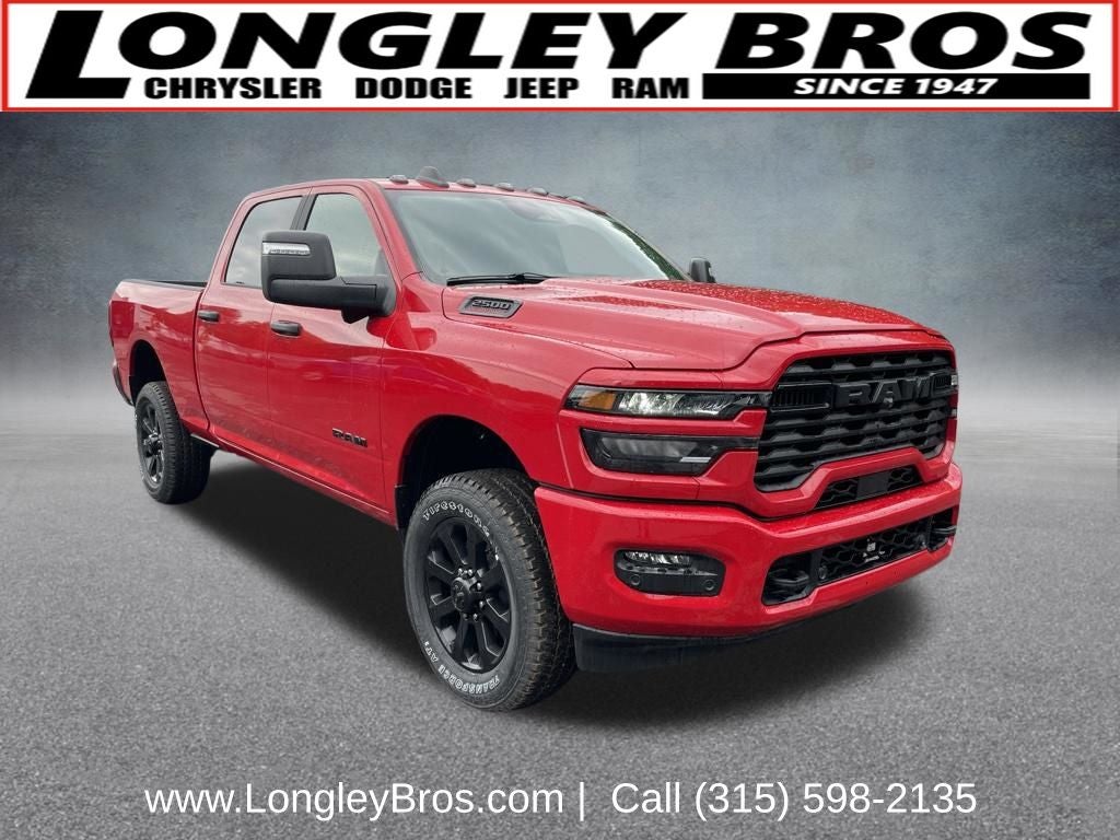 2026 RAM 2500 Big Horn in Flame Red Clearcoat — front three-quarter view