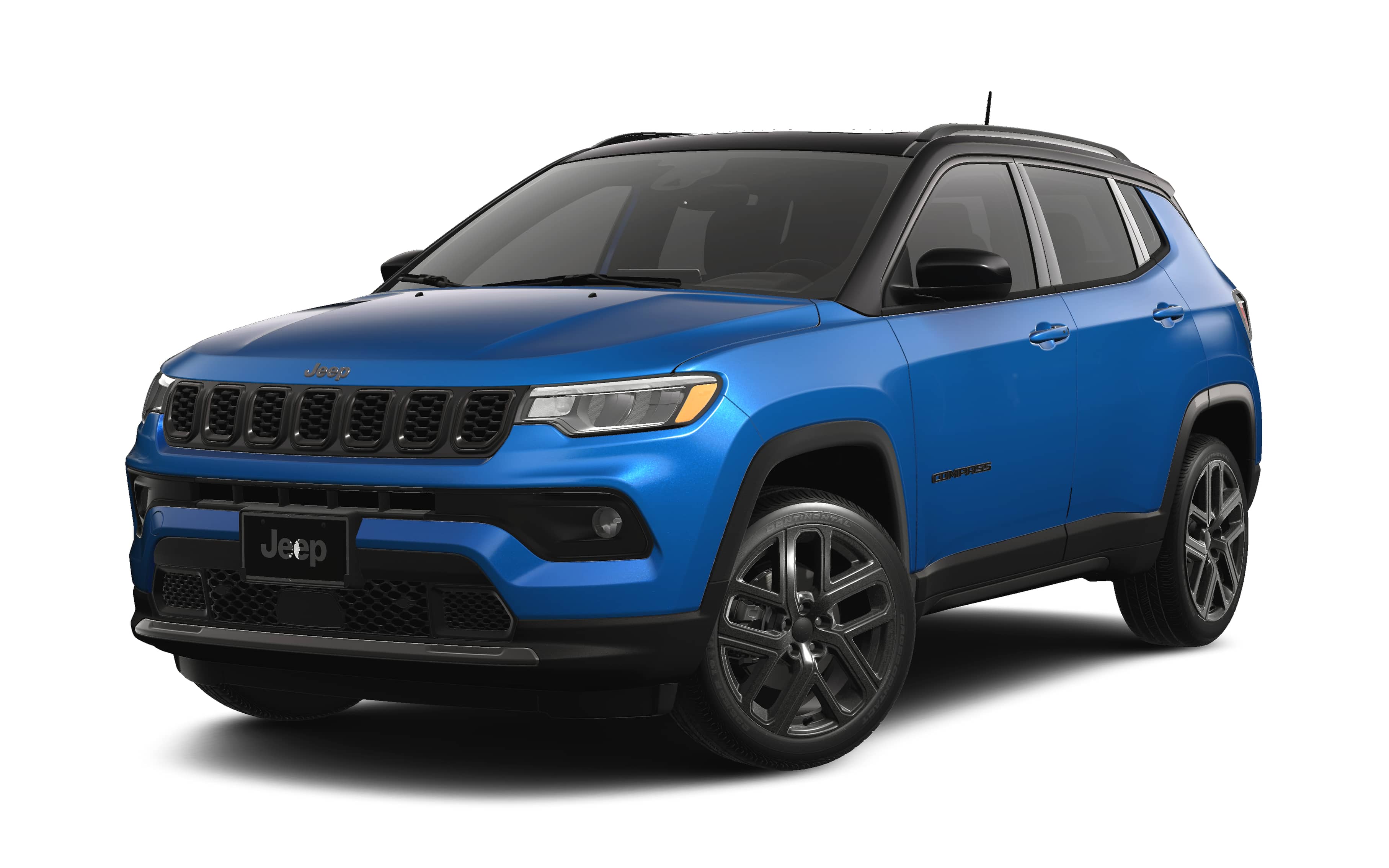 2026 Jeep Compass COMPASS LIMITED ALTITUDE 4X4 in Hydro Blue Pearl-Coat Exterior Paint — front three-quarter view