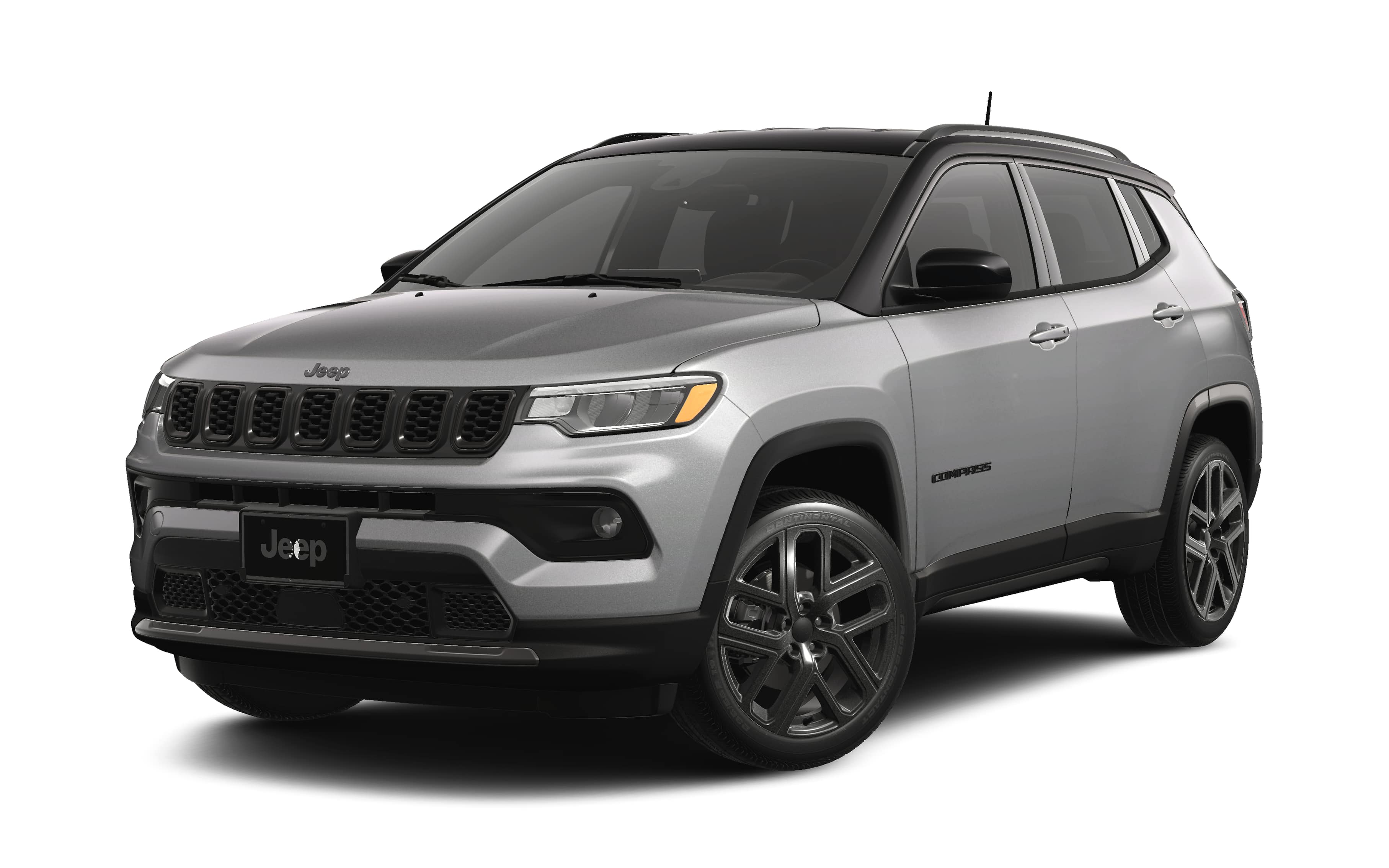 2026 Jeep Compass COMPASS LIMITED ALTITUDE 4X4 in Silver Zynith Metallic Clear-Coat Exterior Paint — front three-quarter view